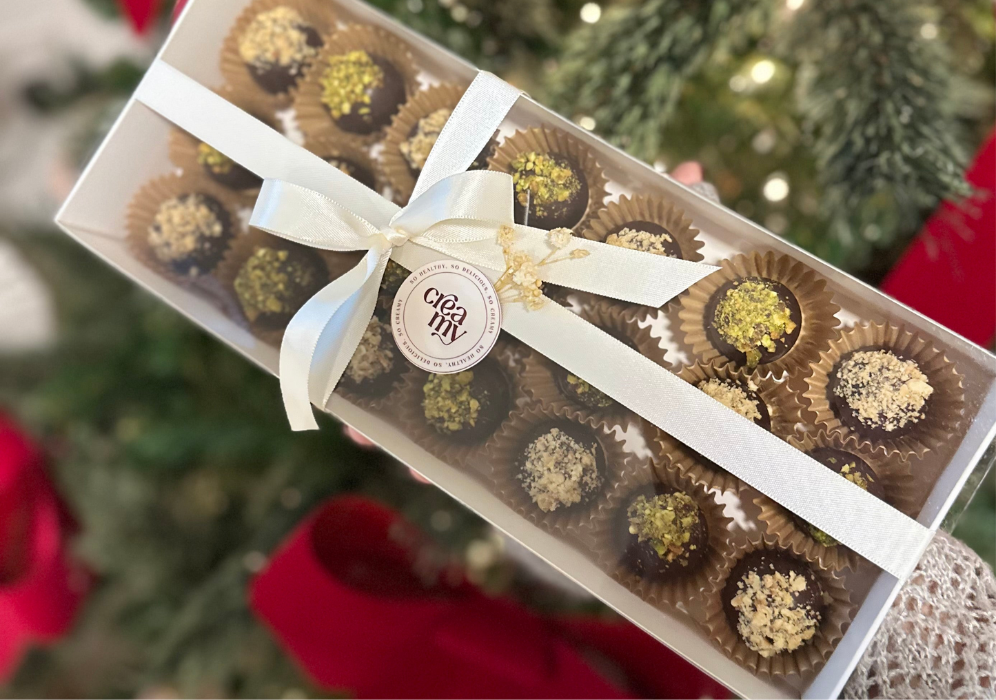 20 Truffle Box (10 pistachio & 10 hazelnut)