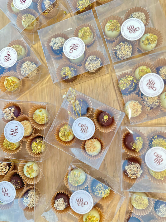 4 Truffle Box (2 pistachio & 2 hazelnut)