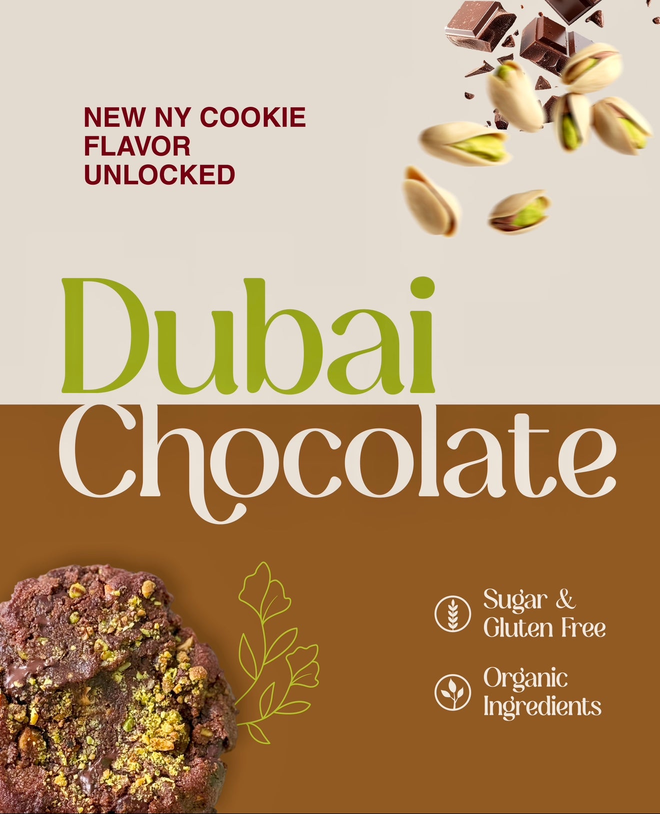 Dubai Chocolate NyStyle Cookie
